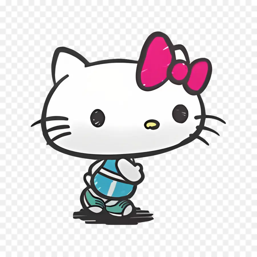 Bonjour Kitty，Bonjour Kitty Souriant PNG