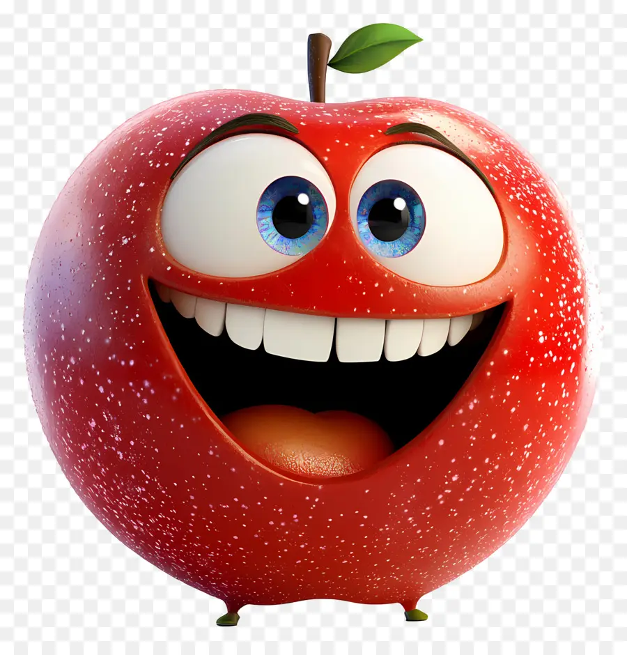 Pomme Rouge，Dessin Animé Pomme Rouge PNG