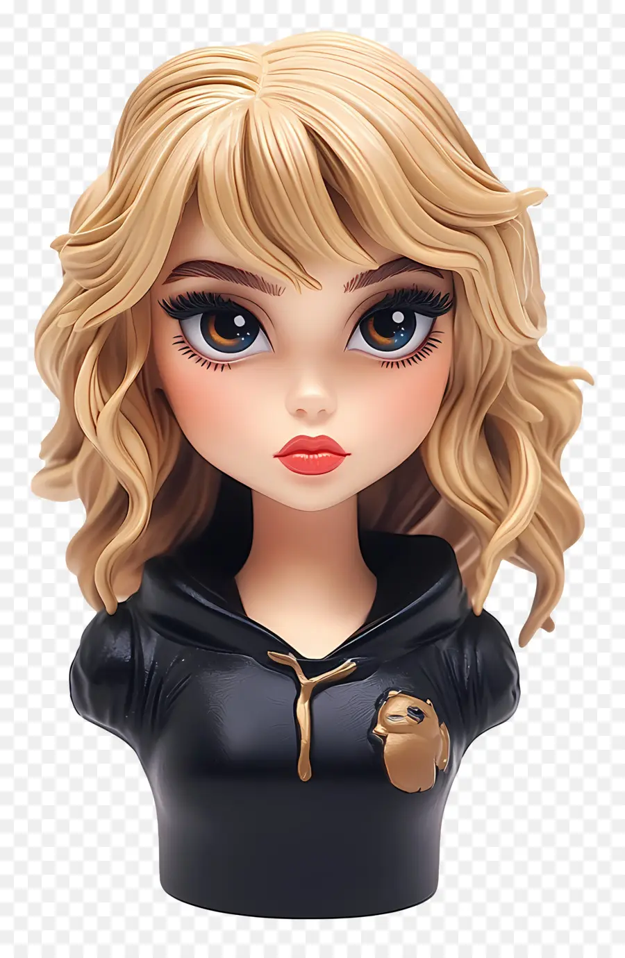 Taylor Swift，Personnage De Dessin Animé Blond PNG