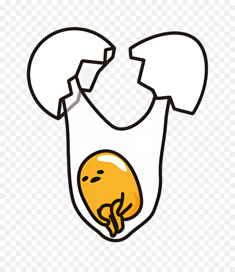 Gudetama，Jaune D'oeuf PNG