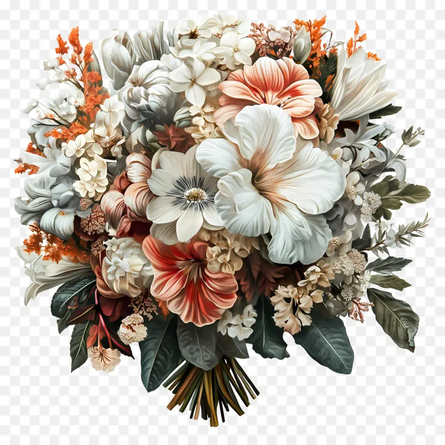 Bouquet De Mariée，Bouquet Coloré PNG