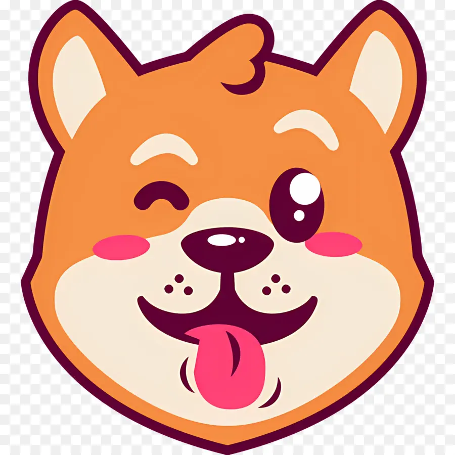 Emoji De Chien，Visage De Chien Mignon PNG