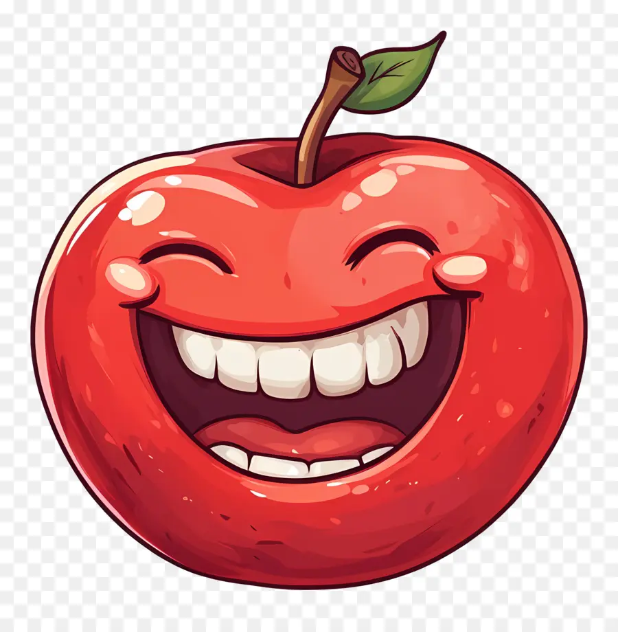 Pomme Rouge，Dessin Animé Pomme Rouge PNG