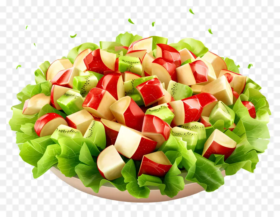 Salade Waldorf，Salade De Pommes Et Kiwis PNG