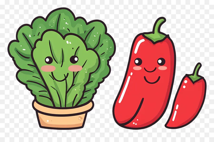 Logo Kimchi，Légumes Souriants PNG