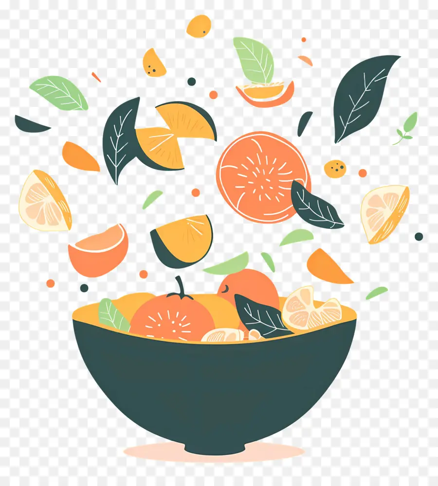 Salade De Fruits，Agrumes PNG