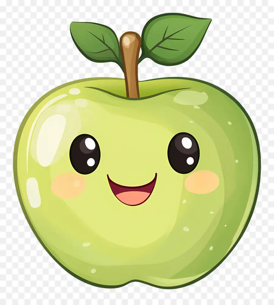 Pomme Verte，Dessin Animé Pomme Verte PNG