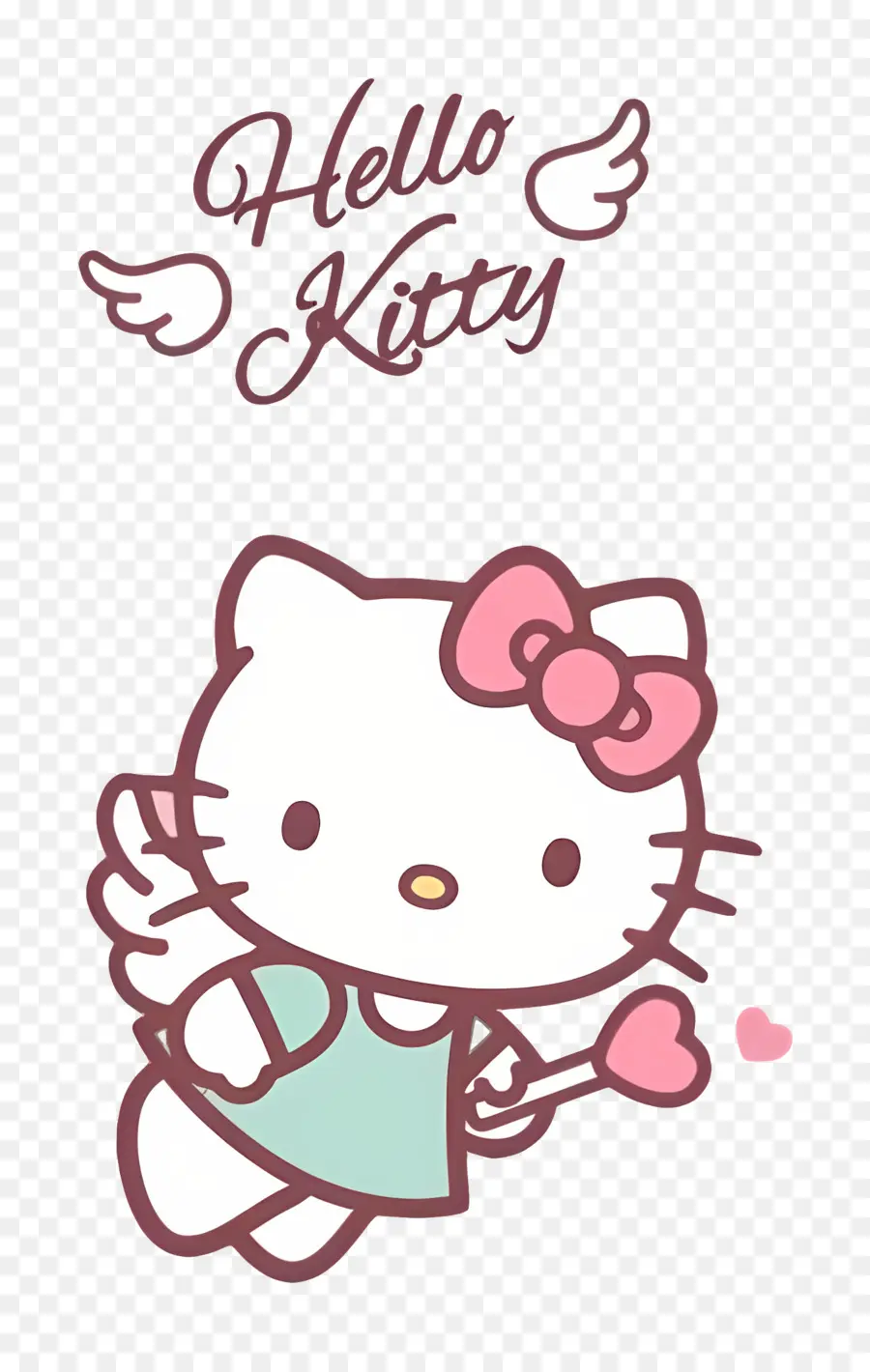 Bonjour Kitty，Hello Kitty Avec Des Ailes PNG