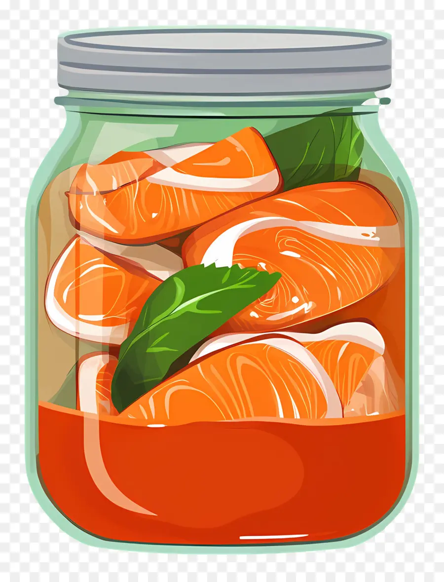 Pot De Kimchi，Saumon En Pot PNG