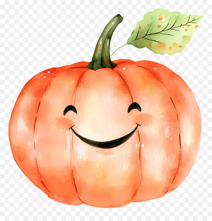 Citrouille Mignonne，Citrouille Souriante PNG