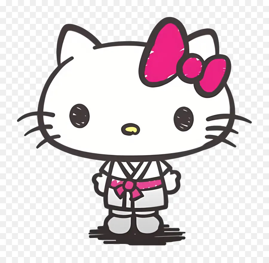 Bonjour Kitty，Bonjour Kitty Souriant PNG