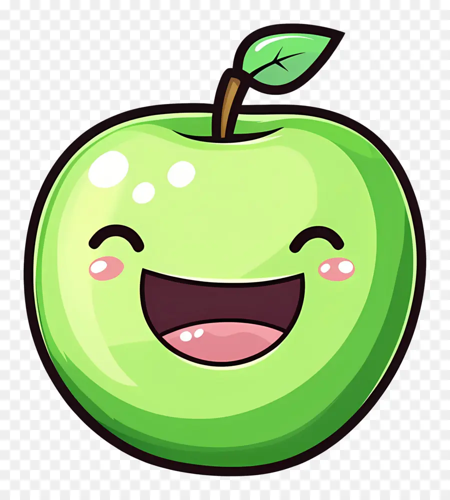 Pomme Verte，Dessin Animé Pomme Verte PNG