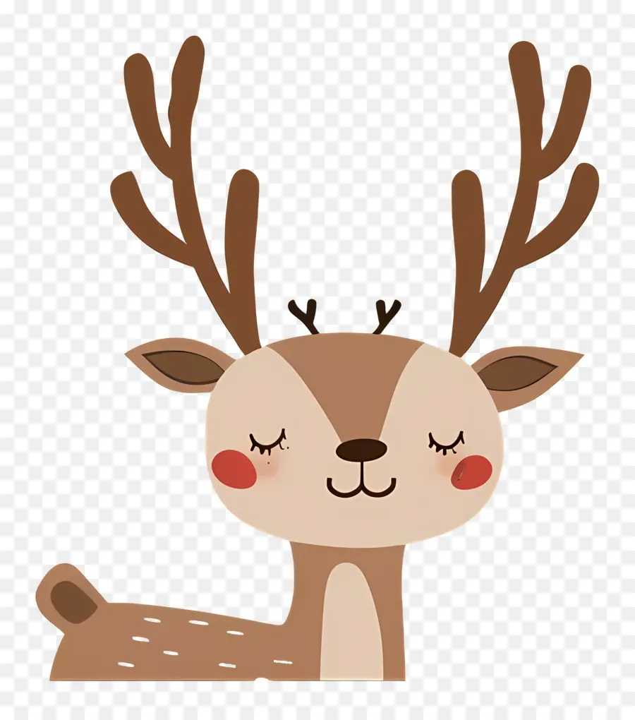 Cerf De Noël，Cerf Mignon PNG