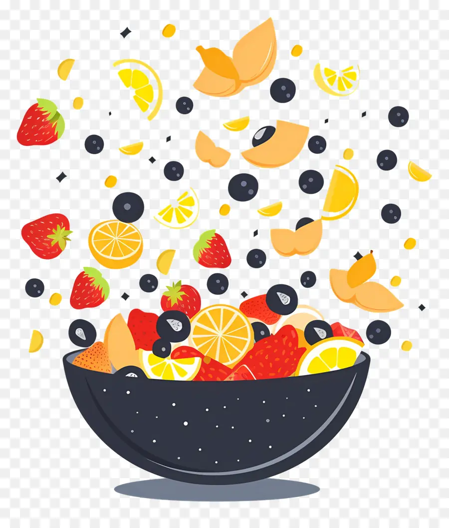 Salade De Fruits，Explosion De Fruits PNG