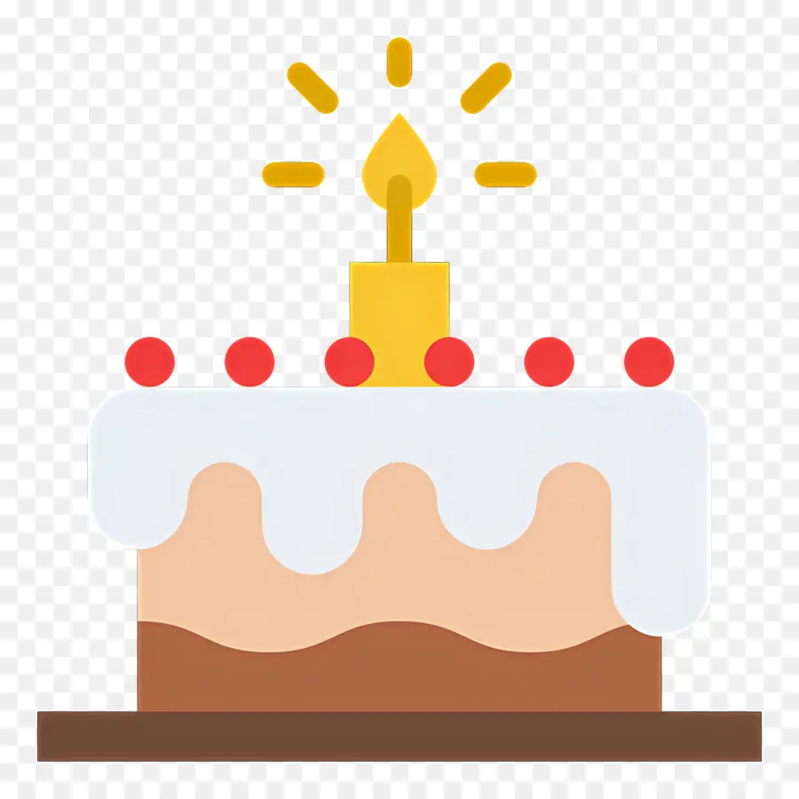 Gâteau D'anniversaire，Dessert PNG