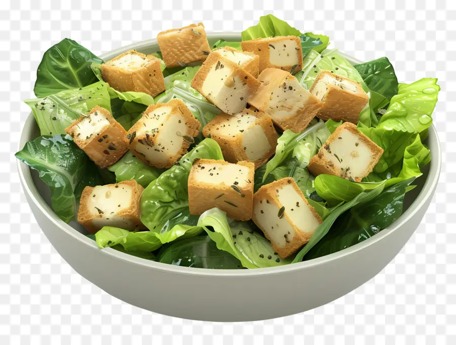 Salade César，Salade De Croûtons PNG