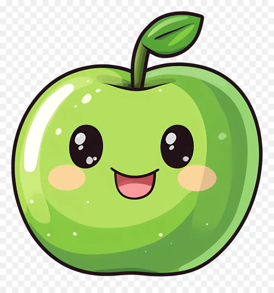 Pomme Verte，Dessin Animé Pomme Verte PNG