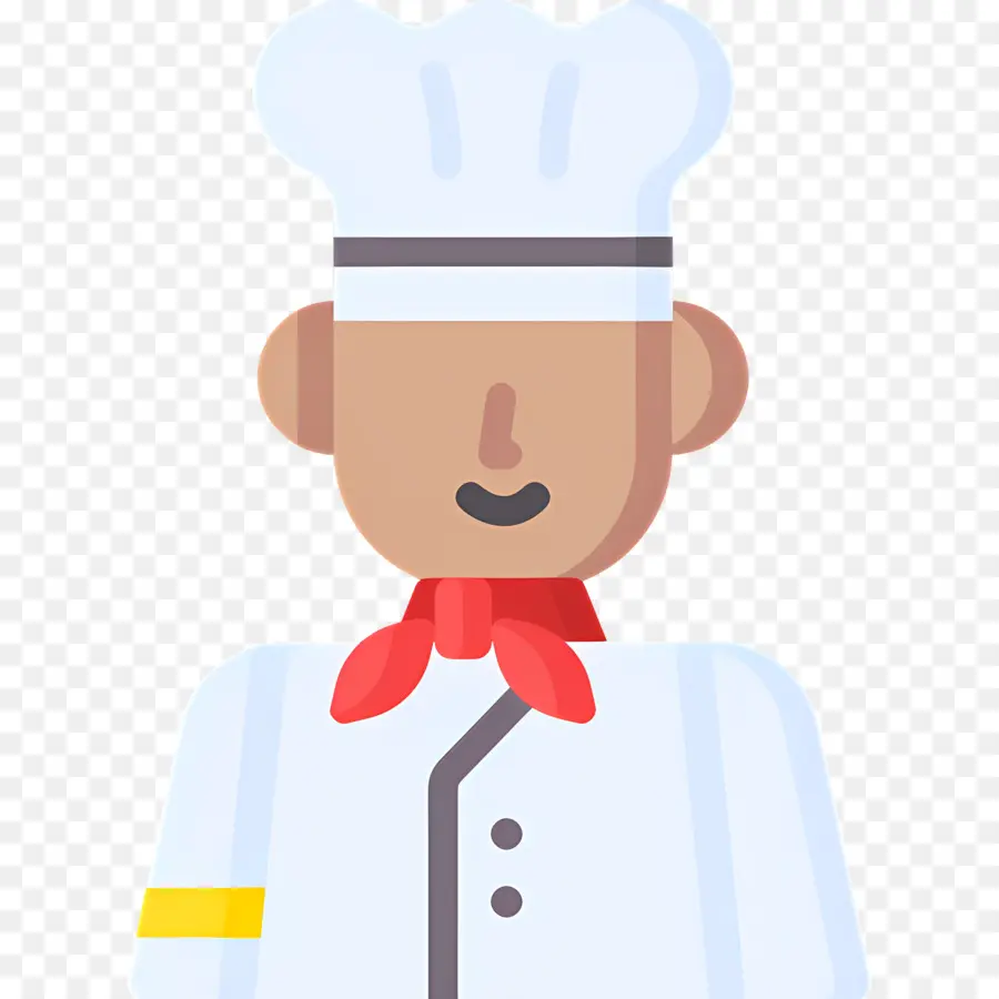 Cuisinier，Chef Avec Moustache PNG