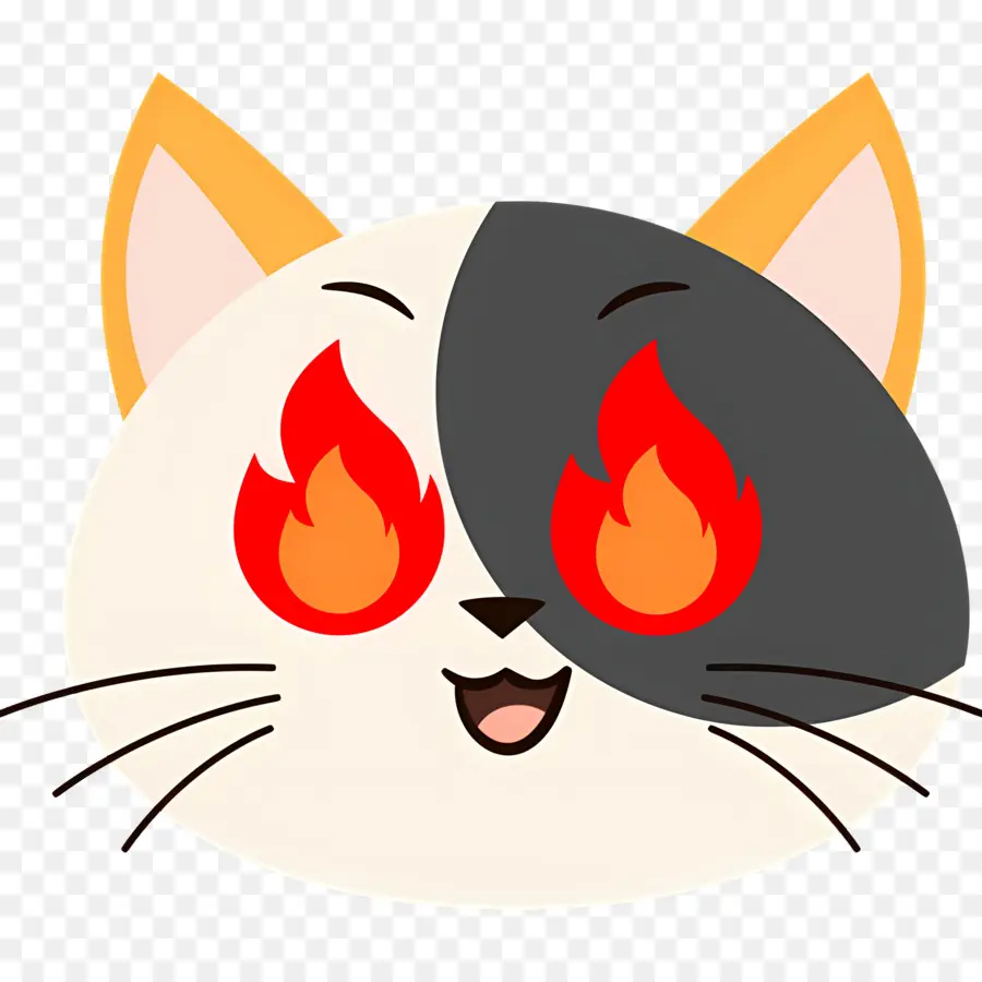 Emoji De Feu，Chat PNG