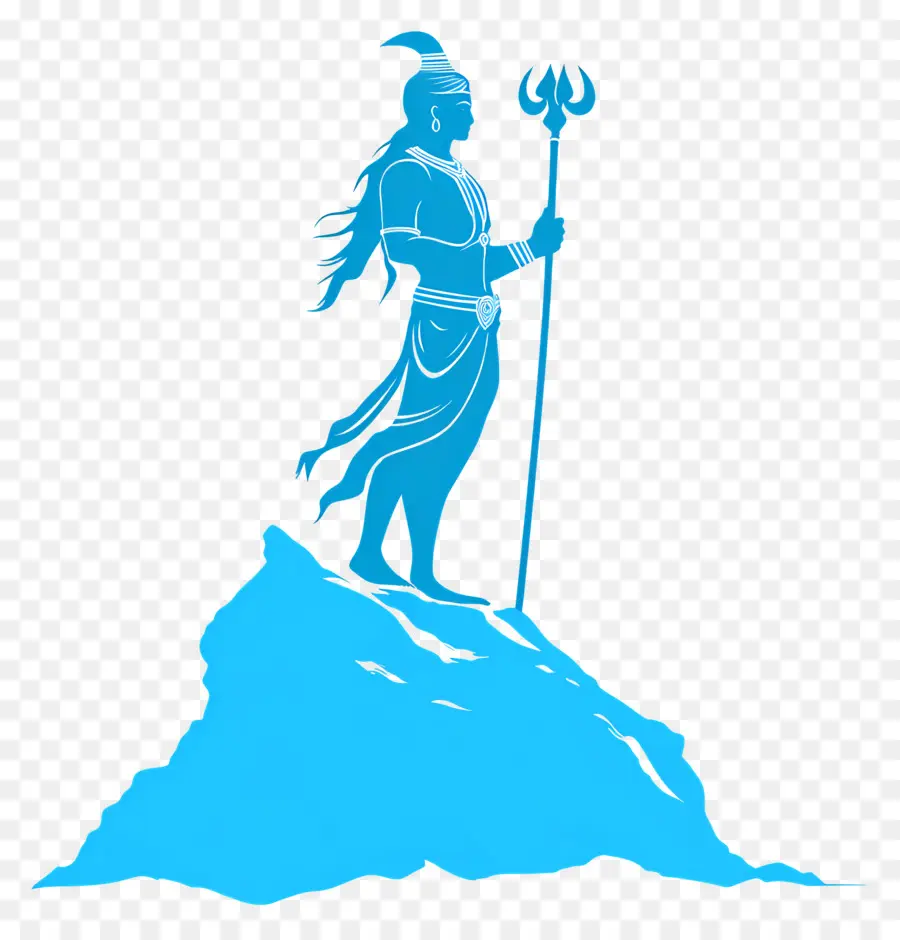 Seigneur Rama，Divinité Hindoue Sur La Montagne PNG