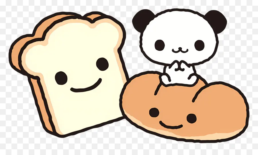 Pankunchi，Pain Mignon Et Panda PNG