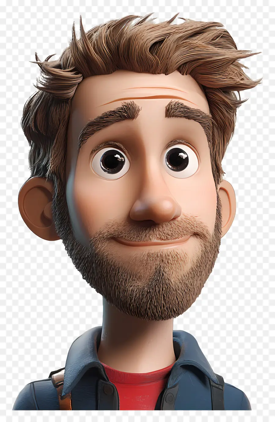 Ryan Reynolds，Homme Barbu De Dessin Animé PNG