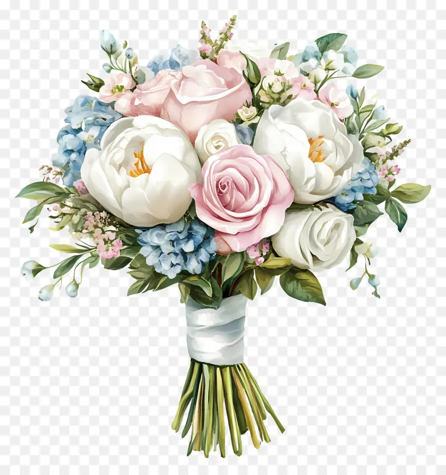 Bouquet De Mariée，Bouquet De Fleurs PNG