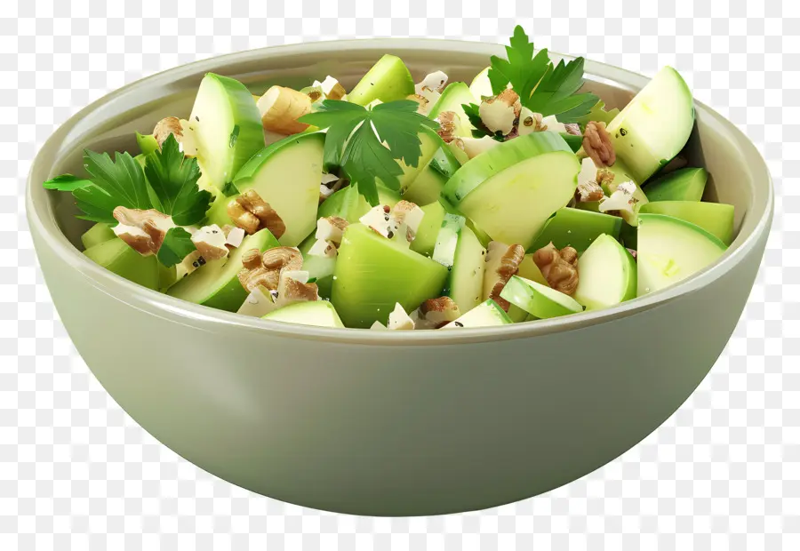 Salade Waldorf，Salade De Pommes Vertes PNG