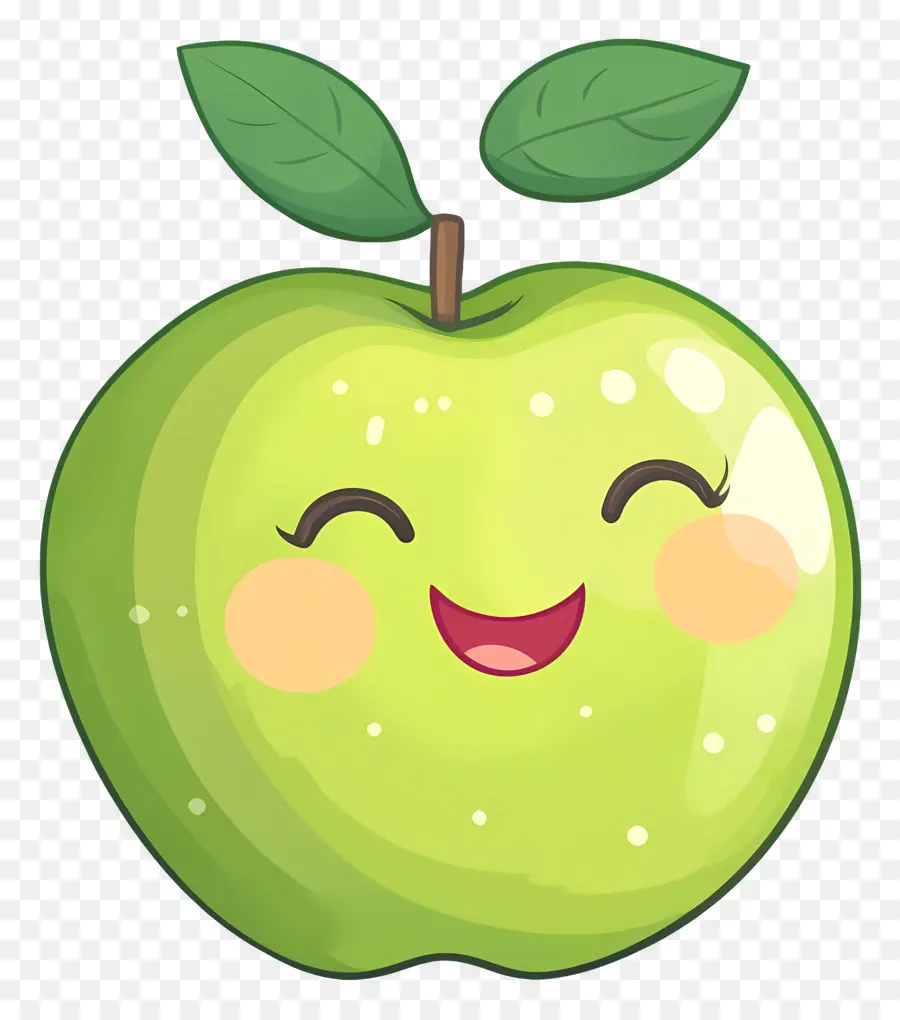 Pomme Verte，Dessin Animé Pomme Verte PNG