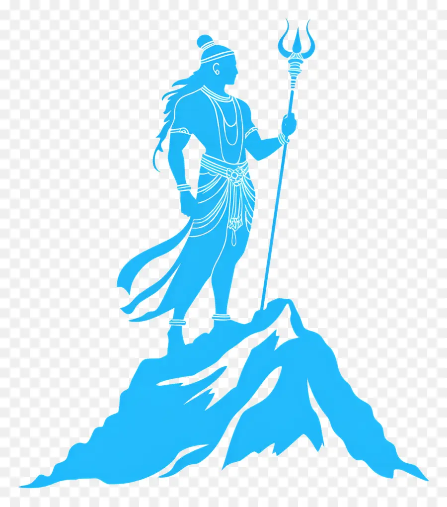 Seigneur Rama，Divinité Hindoue Sur La Montagne PNG