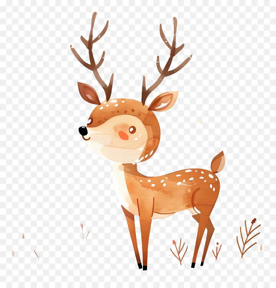 Cerf De Noël，Renne PNG