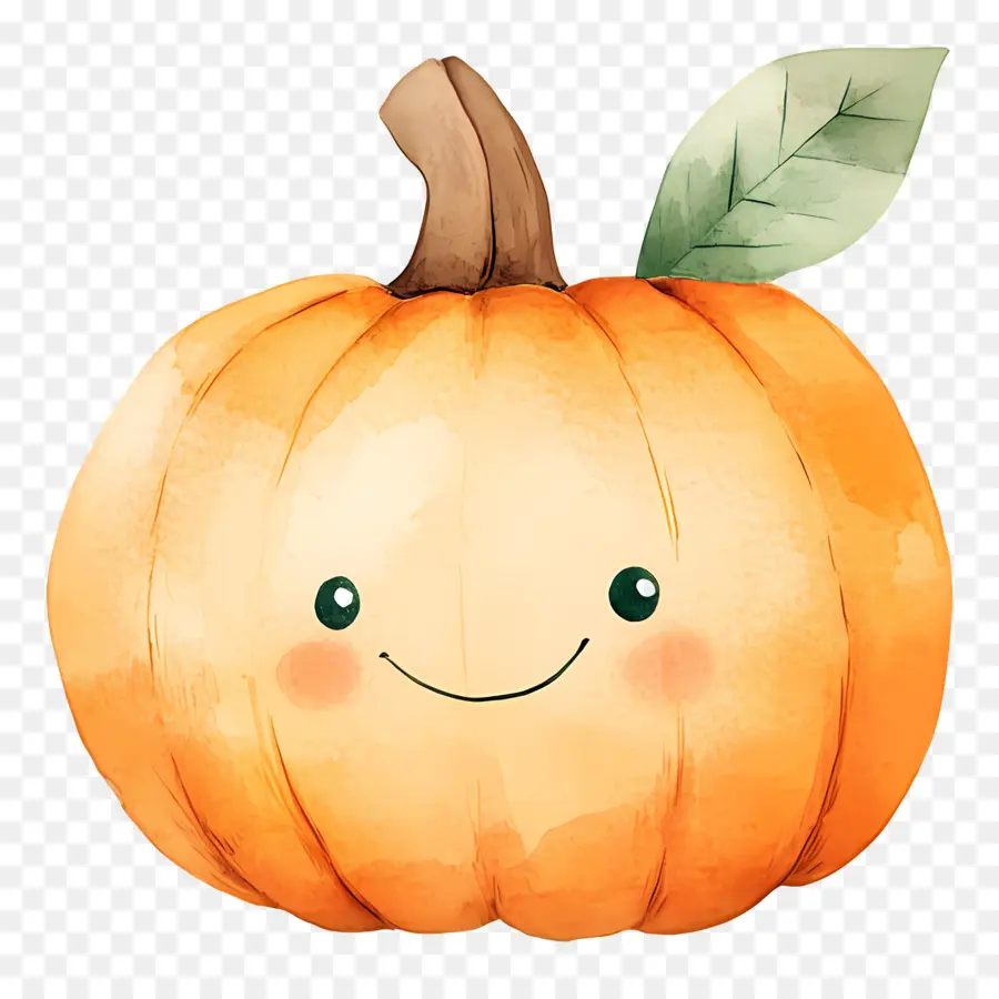 Citrouille Mignonne，Citrouille Souriante PNG