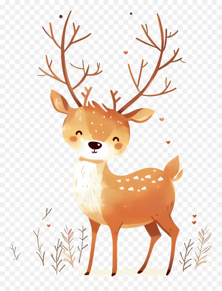 Cerf De Noël，Renne PNG