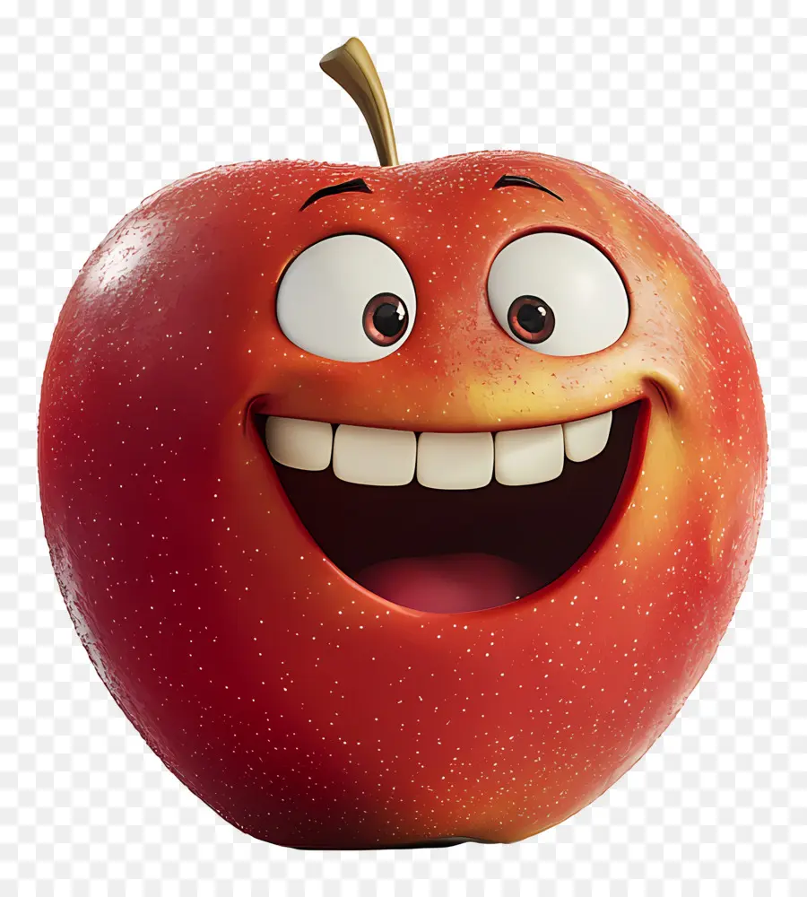 Pomme Rouge，Dessin Animé Pomme Rouge PNG