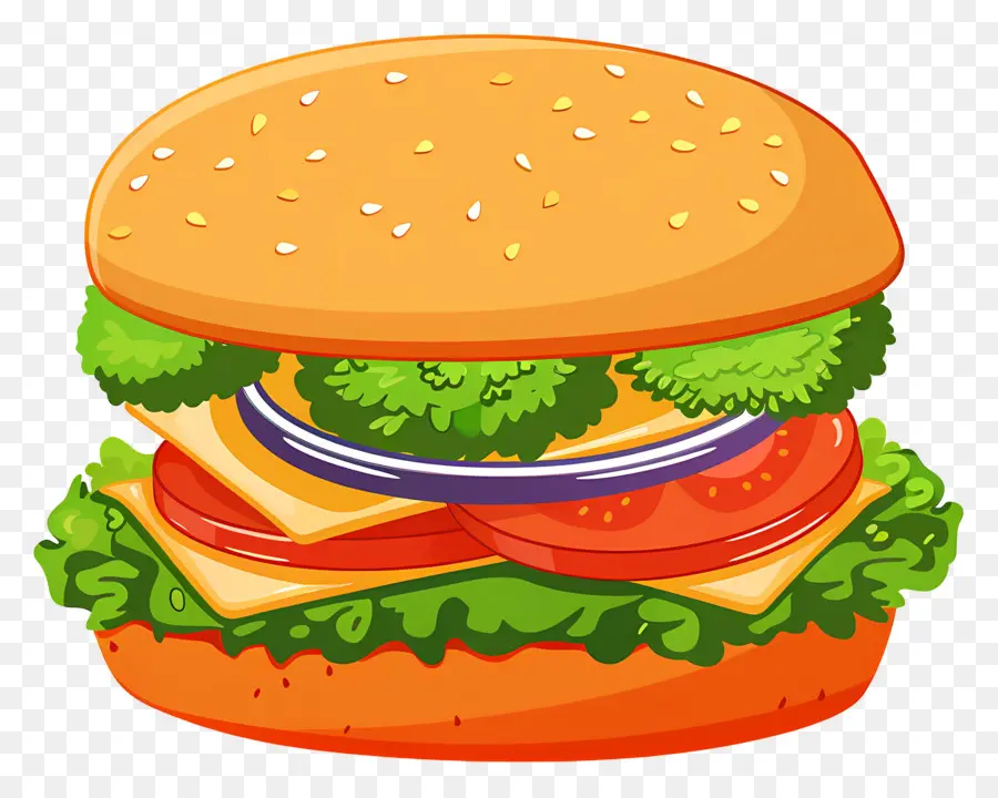 Burger Végétarien，Hamburger PNG