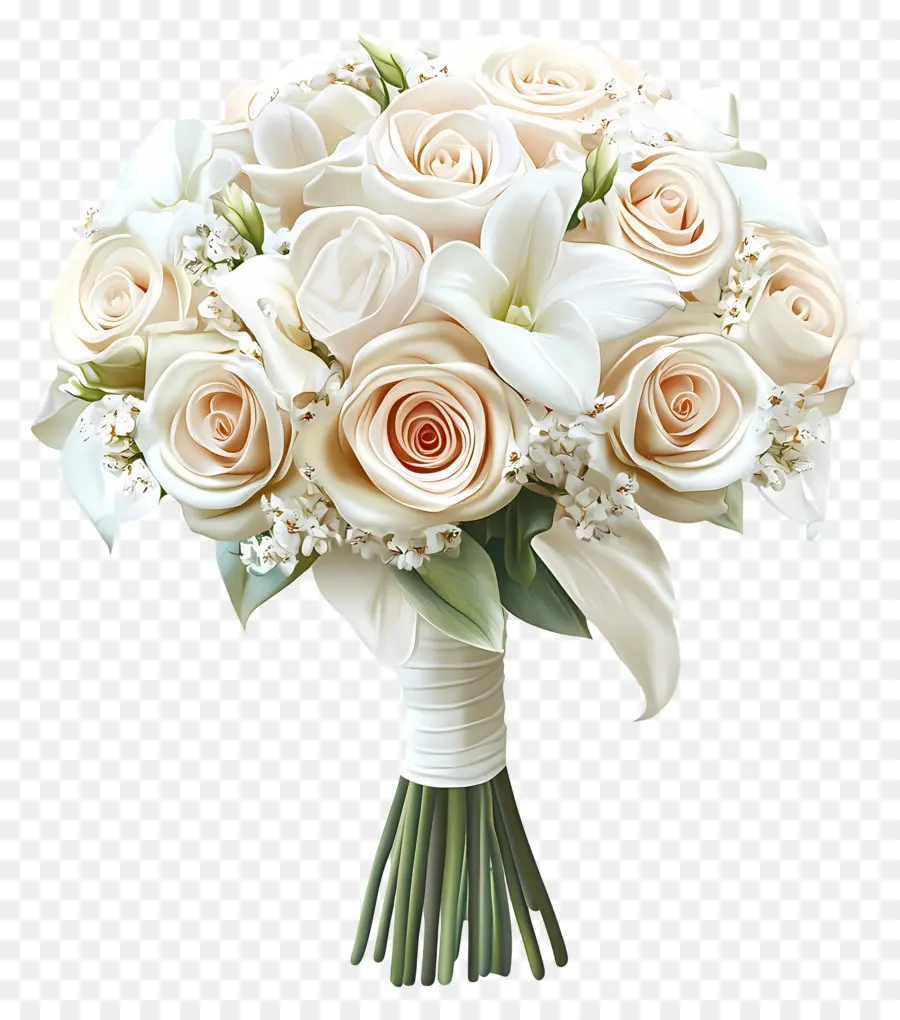 Bouquet De Mariée，Bouquet De Fleurs PNG