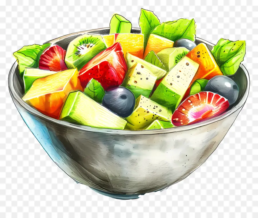 Salade Waldorf，Salade De Fruits PNG