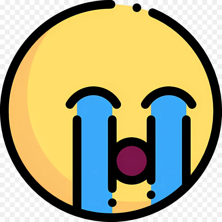 Emoji Qui Pleure，Larmes PNG