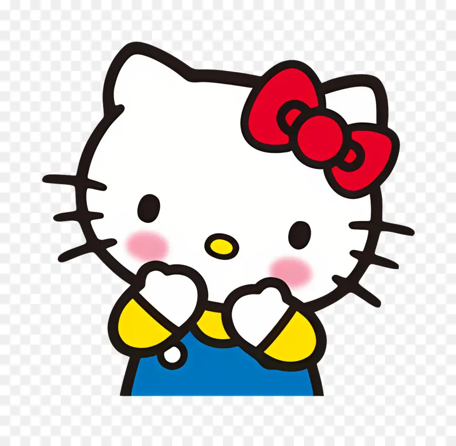 Bonjour Kitty，Chat De Dessin Animé PNG