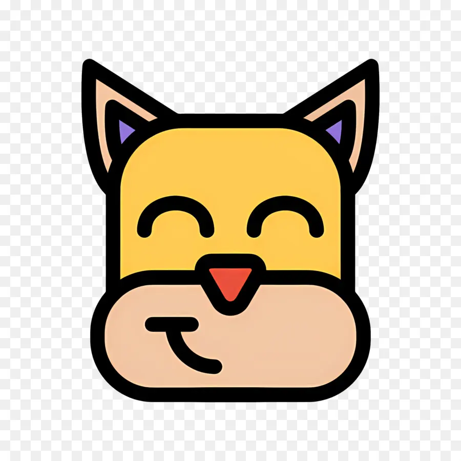 Emoji De Chien，Visage De Chat PNG