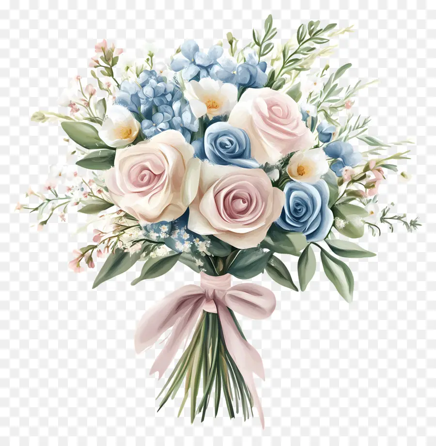 Bouquet De Mariée，Bouquet De Fleurs PNG