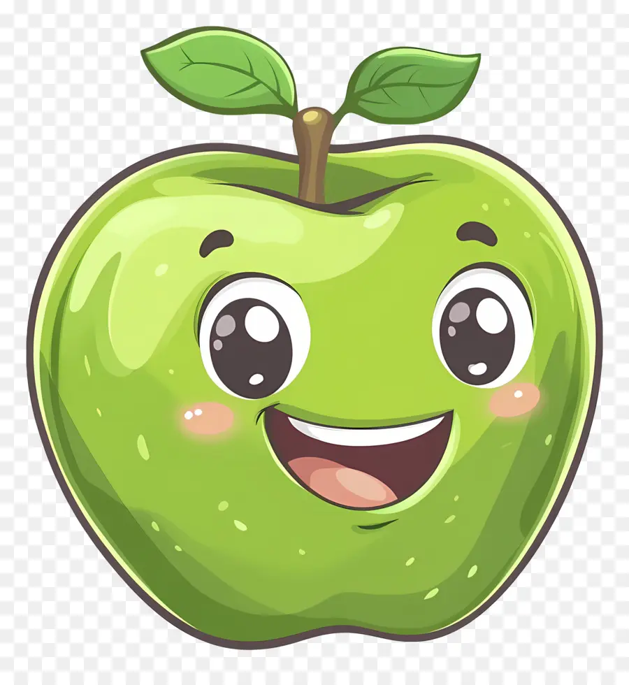 Pomme Verte，Dessin Animé Pomme Verte PNG