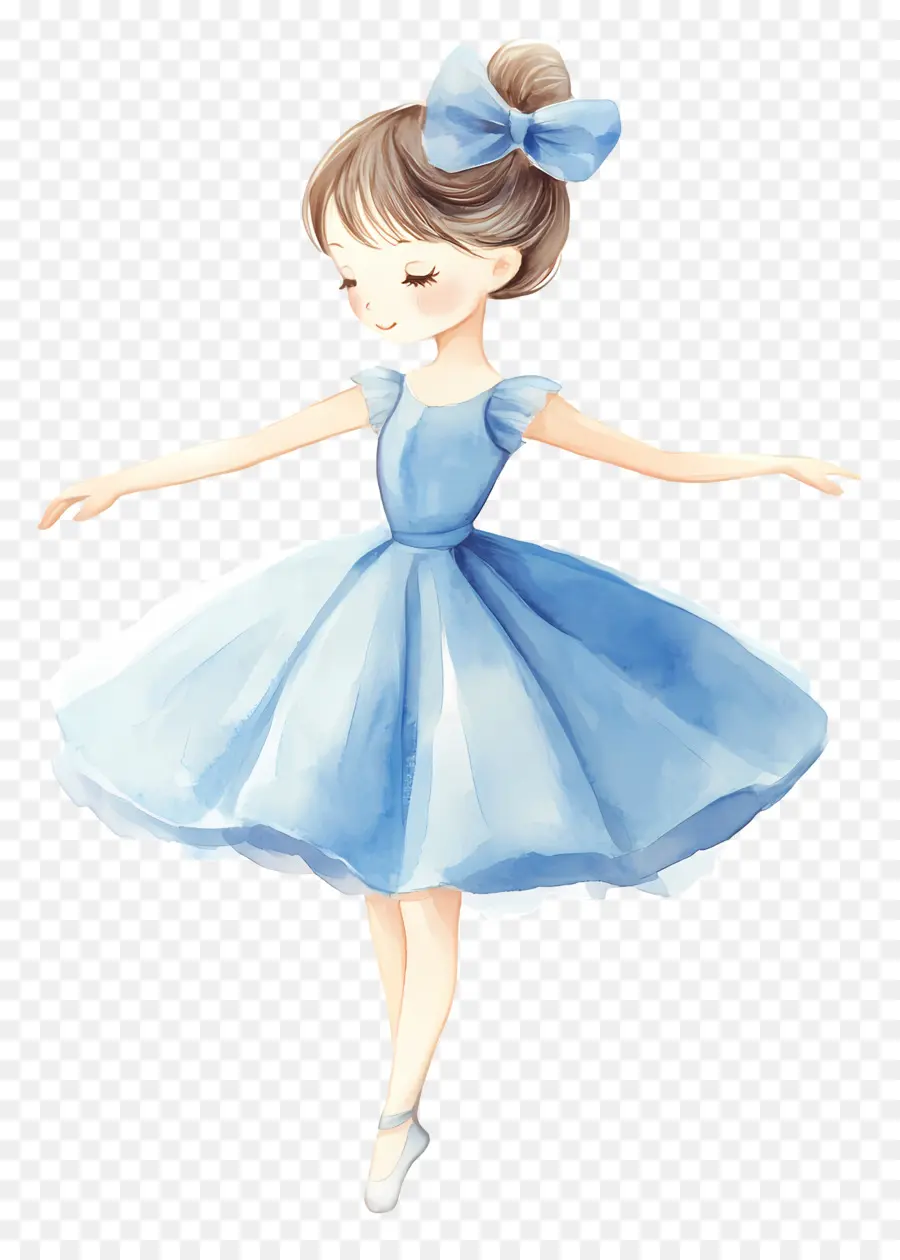 Ballet，Ballerine Bleue PNG