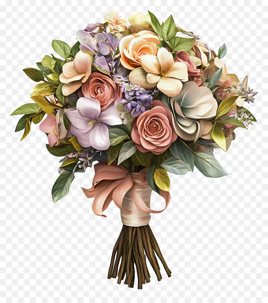 Bouquet De Mariée，Bouquet De Fleurs PNG