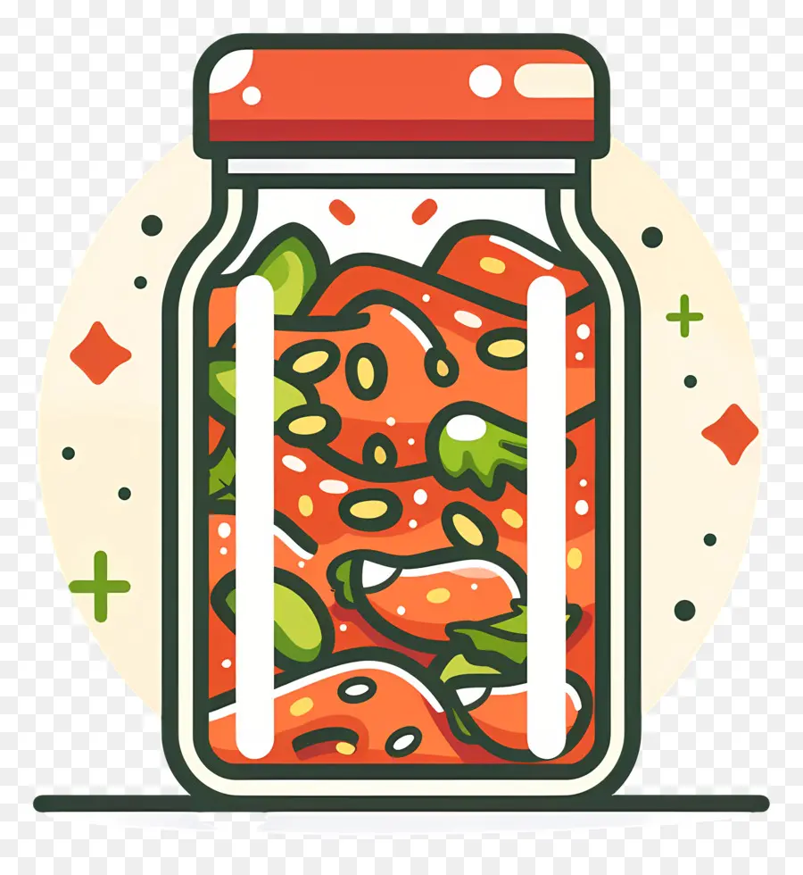 Pot De Kimchi，Légumes Marinés PNG