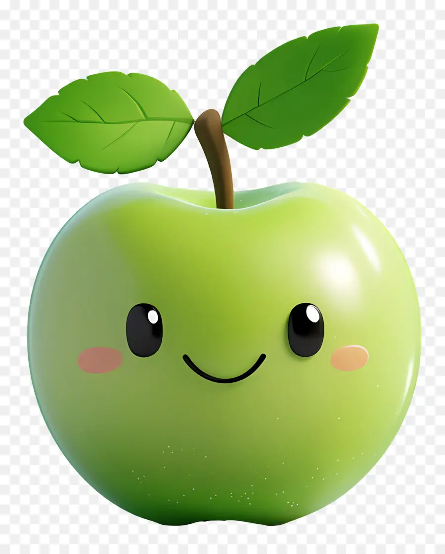 Pomme Verte，Dessin Animé Pomme Verte PNG