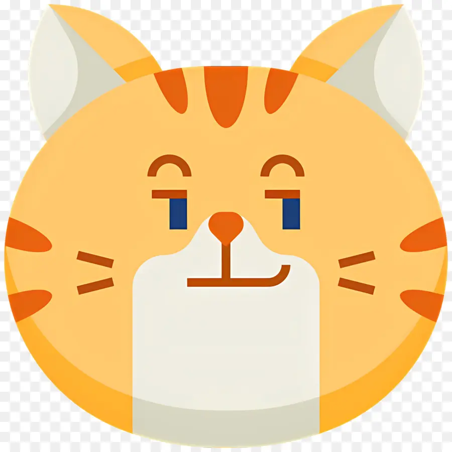 Chat Emoji，Chat Triste PNG