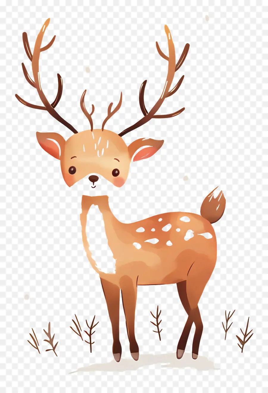 Cerf De Noël，Renne PNG