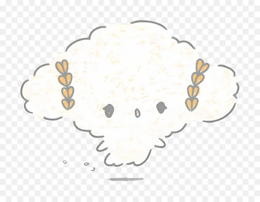 Cogimyun，Nuage Moelleux Avec Du Blé PNG