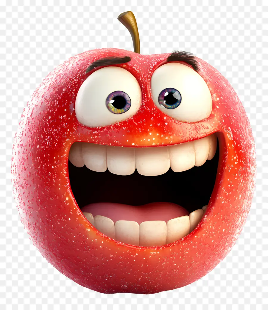 Pomme Rouge，Dessin Animé Pomme Rouge PNG